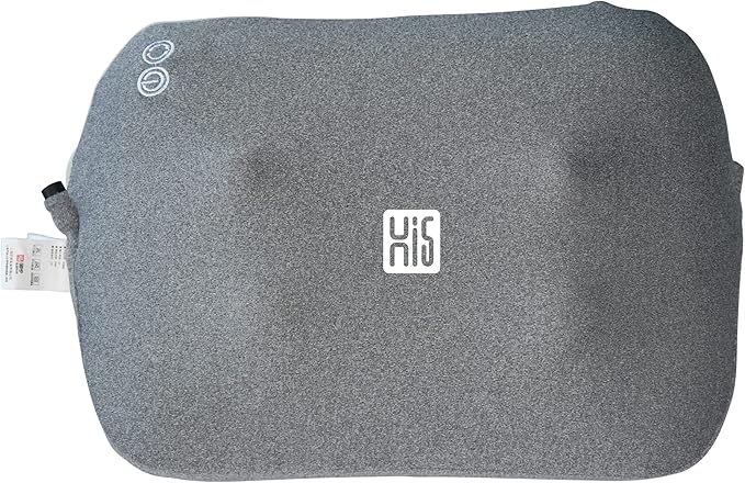 Master Massage Bravo Mini Shiatsu Massage Throw Pillow Grey