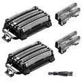 2Pack Replacement Blades and Foil Compatible with Panasonic ARC5 5-Blade Shavers Compatible with WES9032P ES9032 ES9034 ES9036 ES9038 Fits Models ES-LV61 ES-LV65 ES-LV67 ES-LV95 1Cleaning Brush