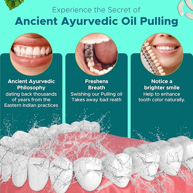 Dale Audrey Nano Hydroxyapatite Mouthwash Oil Pulling for Teeth and Gums | Coconut Flavored Organic Mouthwash for Bad Breath | Essential Oils for Teeth Whitening &amp Fresh Breath Natural Mouthwash 8
