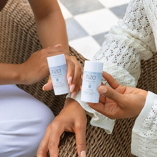 TiZO Mineral Stick Tinted SPF 45 | Water Resistant (80 minutes) | Broad Spectrum Sunscreen | UVA/UVB Protection | Invisible to Sheer Finish | Easy On-the-Go Application | 1 oz / 30 g