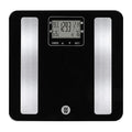 Weight Watchers Scales by Conair BathroomScale for Body WeightGlass Digital Scale with Body Analysis Measures Body Fat Body WaterBMI &amp Bone Mass for 4 Users Measures Weight up to 400 Lbs.in B