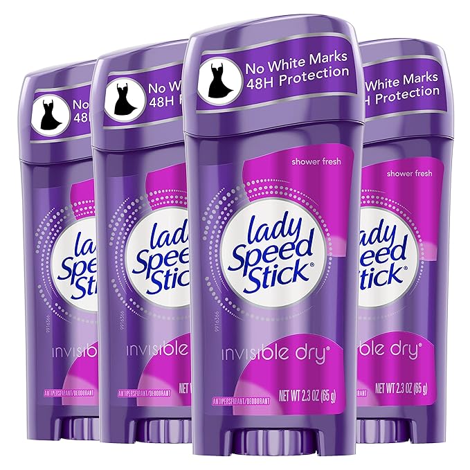 Softsoap Body Wash Pomegranate &amp Mango Spritz Body Wash 20 Fl Oz (Pack of 4) &amp Lady Speed Stick Invisible Dry Antiperspirant Deodorant Shower Fresh 2.3oz 4 Pack