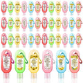 24 Pack Christian Hand Sanitizer Keychain Bible Verse Mini Hand Sanitizer Keychain Bulk Travel Size Christian Gift for Women Religious Gifts for Women Teacher Coworker Wedding Church Mother's Day Gift