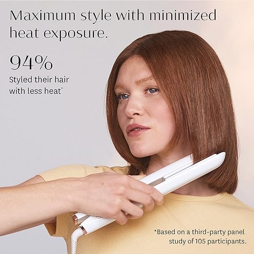 T3 SinglePass StyleMax Professional 1 Ceramic Flat Iron with Custom Heat Automation 9 Heat Settings Longer Ceramic Plates for Straightening Waving Curling &amp Styling