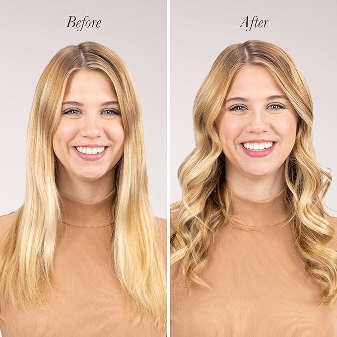L'ANGE HAIR Le Duo Standard 360° Airflow 2 in 1 Straightener and Curler | 1 Inch Curling Wand &amp Titanium Flat Iron with 3.5 Plates | Hair Straightener &amp Curler for Short to Medium Hair (Black