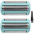 Replacement Shaving Foil Head Compatible with Philips Norelco Body Groomer Series BG5000 BG7000 BG9000 Light Green 2 Pack - BG2010/40