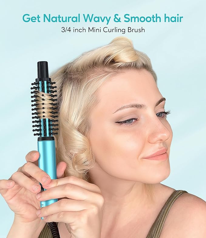 Farery Mini Thermal Brush 3/4 Inch &amp H8 Professional Ionic High Speed Hair Dryer
