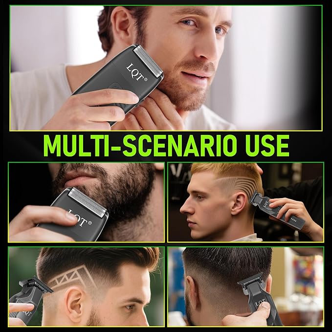 Cordless Hair Trimmer for Men Electric Razor Face Shavers for Body Nose Ear Professional Hair Clippers USB Rechargeable Trimmer for Men's Gifts