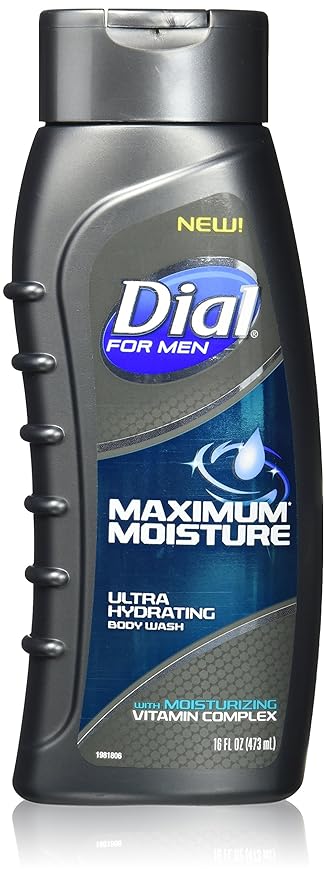 Dial for Men Maximum Moisture Ultra Hydrating Body Wash 16 Fl. Oz. Pack of 2