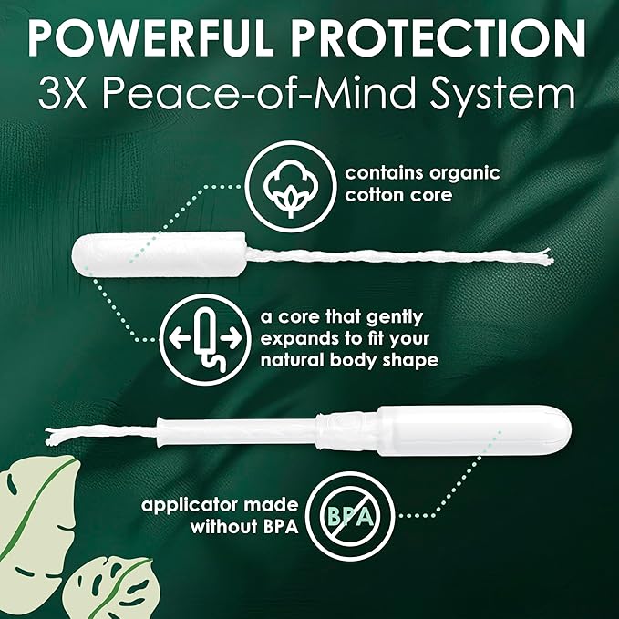L. Cotton Tampons Light/Regular Absorbency Multipack Contains an Organic Cotton Core Made Without Synthetic Pesticides or Fragrances 84 Count (2 Packs of 42)