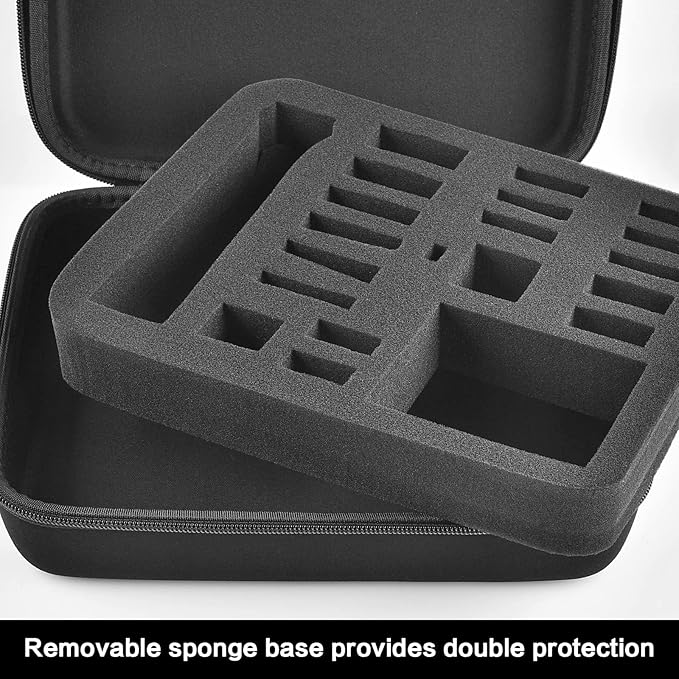 Case Compatible with Philips for Norelco Multigroom Series 7000 5000 Men's Grooming Kit with Trimmer MG7750/49 MG7910/49 MG9510/60. Storage Holder for Attachment Trimmers (Box Only) -Black Inner