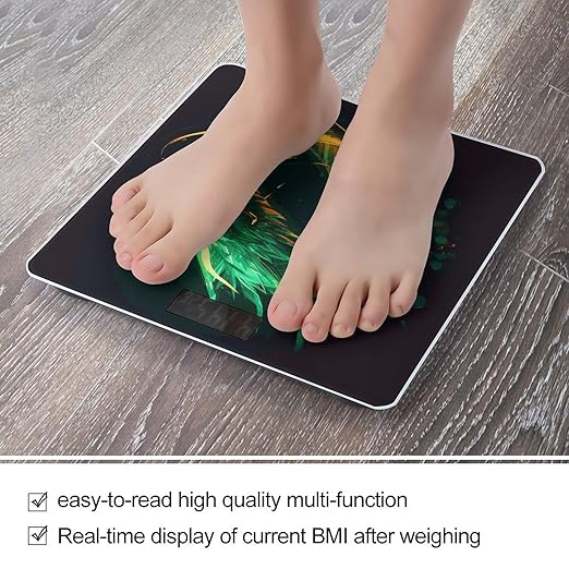 Chinese Dragon Scale for Body Weight Highly Accurate Digital Bathroom Body Scale Digital Bathroom Scales for People Anti-Slip Large LCD Display Smart Scales