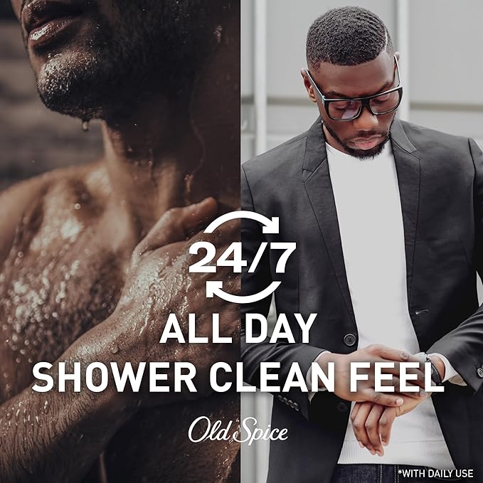 Old Spice Refreshing Body Wash for Men 3X Defense 24/7 Shower Fresh with Long Lasting Scent Red Collection Swagger with Cedarwood Scent 16 oz (Pack of 4)