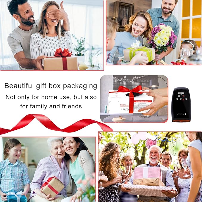 Gifts for Women/MenBirthday Gifts for Women - Hand Massager with Heat - Gifts for Mom DadTeen Girl Gifts Trendy Stuff(Black)