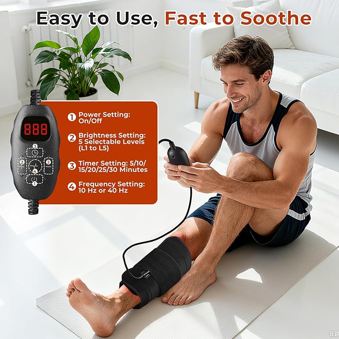 Red Light Therapy Mat for Body 20.5''x 11'' Red Light Therapy Pad with Controller 140pcs 2 in 1 LEDs (660nm &amp 850nm) Adjustable Timer &amp Intensity