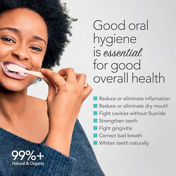 ORL Natural 60-Day Oral Care Kit Includes 1 Toothpaste 2 Mouthwashes 2 Breath Sprays 2 Toothbrushes 1 Floss. Eco-Friendly Fluoride-Free Vegan Gluten-Free and Non-Toxic. Fresh Mint