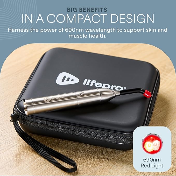 Lifepro Infrared &amp Red Light Therapy for Body &amp Muscles Wellness Support Portable Red Light Therapy Device Near Infrared Light Therapy for Body &amp Face
