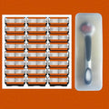 Razors Blades for Men 6-Blade Razor Blades 1 Handle + 16 Blade Refills + Storage Box Sharp Comfortable Shave Mens Shaving Kit