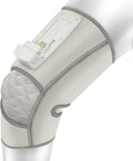 HoMedics Modulair Compression Knee Wrap Massager – Overlapped Compression Therapy with 4 Programs Adjustable Intensity Heat Settings (Battery Sold Separately)