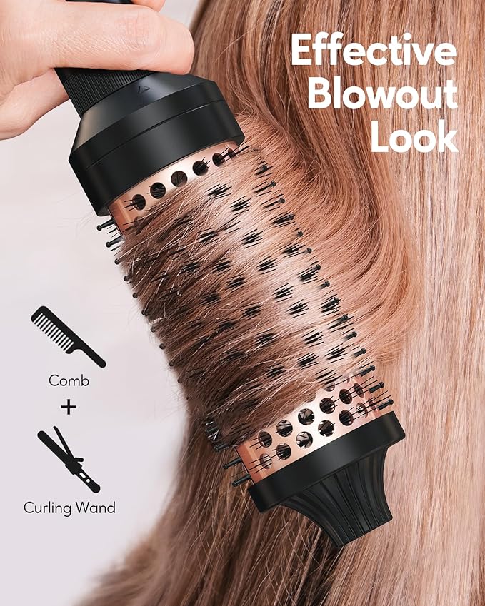 Terviiix Pencil Flat Iron(Orange) &amp PRO Thermal Brush Set