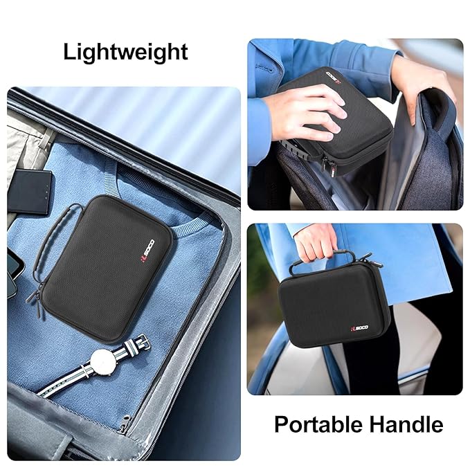 RLSOCO Hard Case for Gillette i7/i5/i3 Intimate Men’s Premium Pubic Hair Trimmer | Storage Pouch with Comfortable Handle | Compact Design with YKK Zipper (Case Only)
