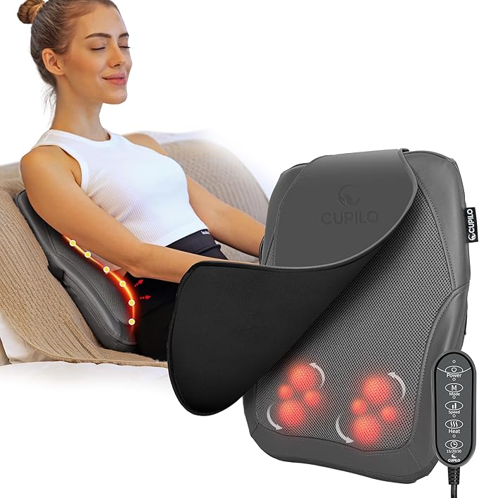 Foot Massager and Low Back Massager with Heat