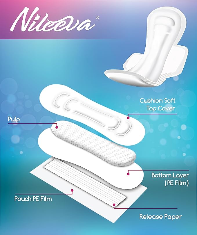 Care Maxi Sanitary Napkins with Wings – Ultra Soft Super Absorbency &amp Individually Wrapped Super Value Bulk Pack (14 Pads/Pack X 36 Packs = 504 Pads)
