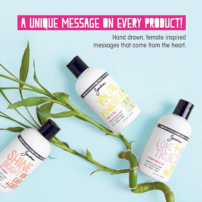 Zandra Gentle Vegan Body Wash- Bath/Body/Hair - Mild and Refreshing Liquid Soap for Babies and Adults Made with Olive and Coconut Oil - UNSCENTED (8 oz)
