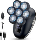 Electric Head Shavers for Bald Men Head Razor for Men with Nose Hair Sideburns Trimmer LEDTravle Lock