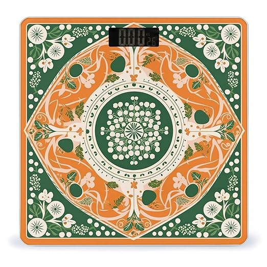 Specially Designed Patterns Smart Scale for Body Weight Accurate Bathroom Scale with LED Display Digital Weight Scales Weighing Machine High Precision Scales for Bath Home