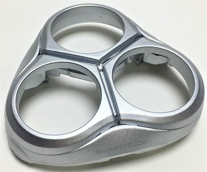 Shaver Razor Head Frame Holder Cover Replacement For Philips Norelco SmartTouch-XL HQ9190 HQ 9190XL 9190XLCC HQ9195 HQ 9195XL 9195XLCC HQ 9199 HQ 9199XL 9199XLCC Men's Beard New Silver