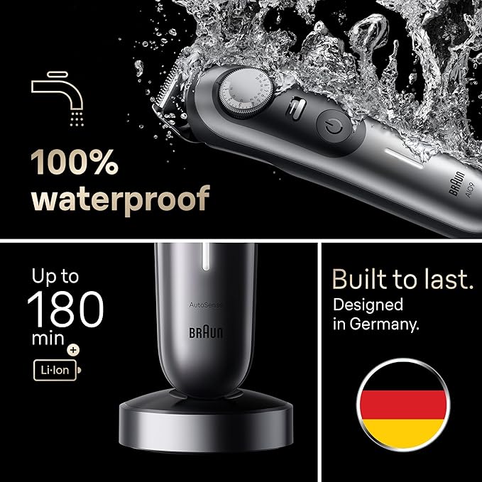 Braun Series 9 All-in-One Multi Grooming Kit for Men 13-in-1 Beard Trimmer Body Groomer Hair Clipper and Manscaping for Face &amp Body 9440