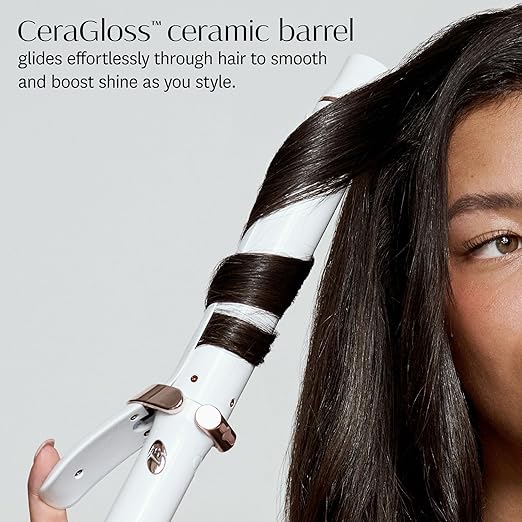 T3 SinglePass Curl X Extra-Long Barrel 1 1.25 1.5 Curling Iron with 9 Heat Settings and Ceramic Barrel for Fast Styling and Lasting Results on All Hair Types