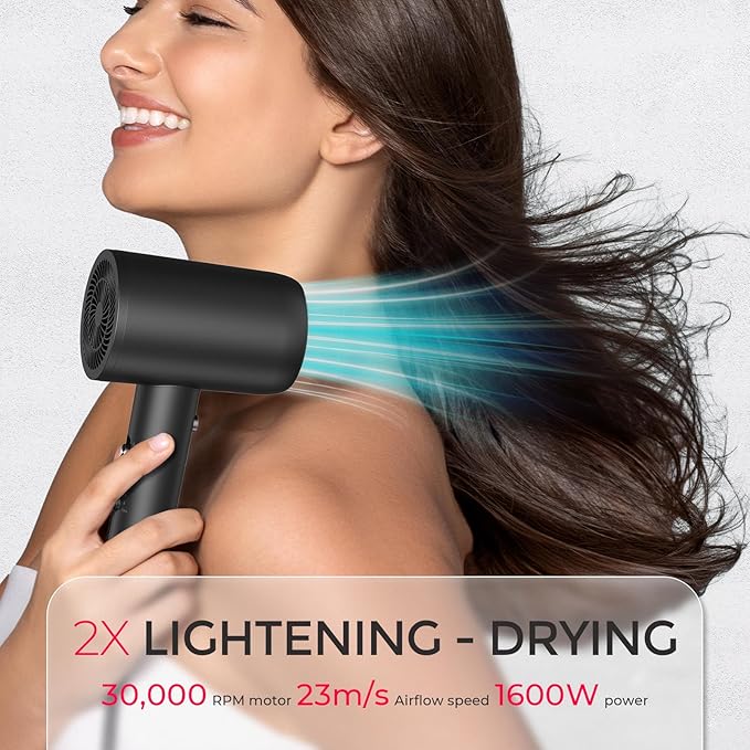 TYMO AIRBLISS Blow Dryer + TYMO Heat Protectant Spray for Hair