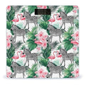 Women's Digital Bathroom Weighing Scale Automatic Switch Energy Saving Scale Smart Scale for Body Weight Green Palm Leaf Zebra Pink Flamingo Floral