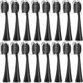 Compatible for Seago SG-540 Replacement Toothbrush HeadsCleaning Deep Tooth Gaps(16BLACK)