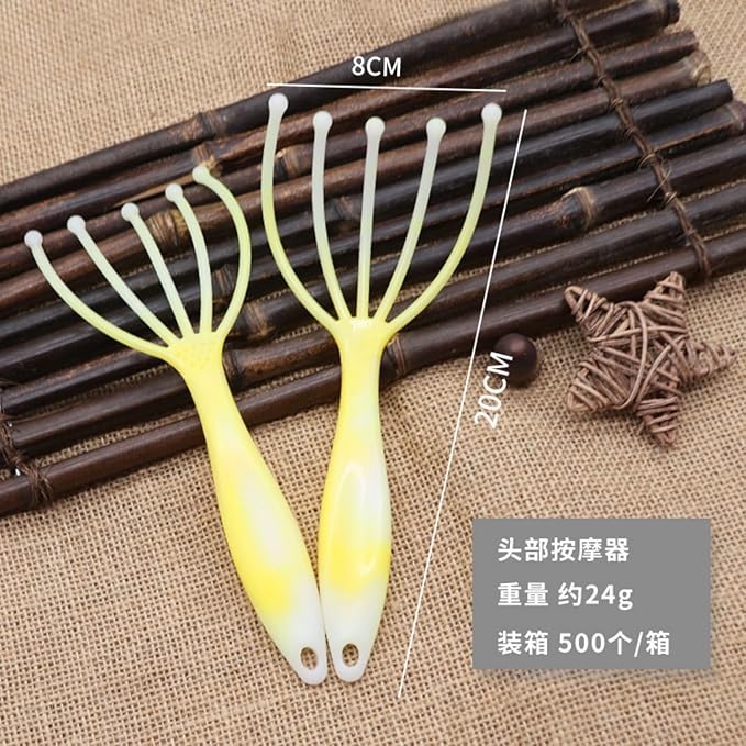 手动五爪头部按摩爪爪挠头按摩器抓头器 HomeOffice Body Electric Massagers