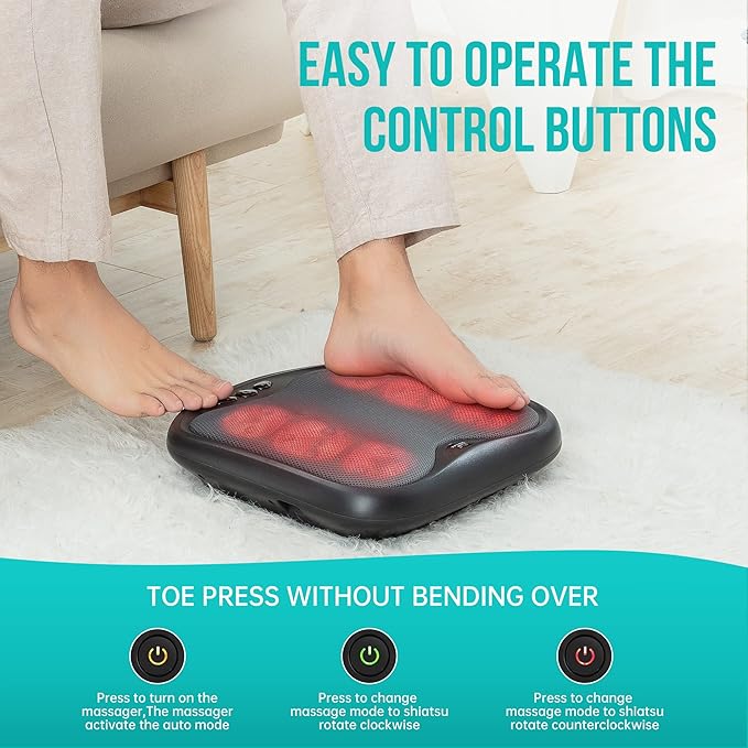 Snailax Neck Masssager and Foot Massager Bundle