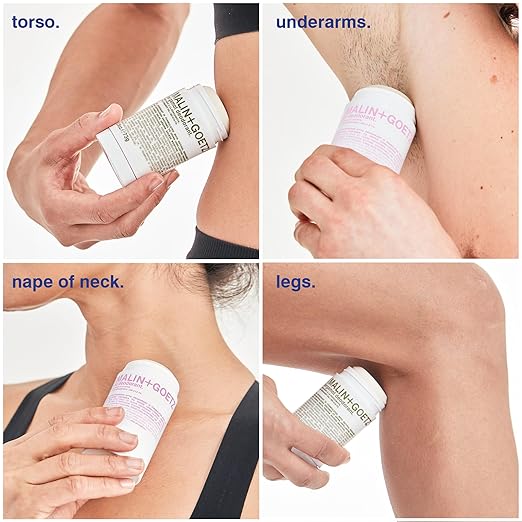 MALIN+GOETZ Deodorant | Eucalyptus Bergamot Otto Scents | Aluminum-Free Residue-Free Refreshing Gel Stick Formula | Vegan &amp Cruelty-Free (2.6oz &amp 1oz Sizes)