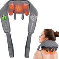 Cordless Neck Massager with Heat - FSA Eligible HSA Neck Shoulder Massager for Pain Relief Deep Tissue6D Deep Kneading Shiatsu Back Massage Gifts for Fathers Men Women
