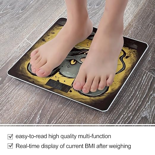 Rat Eats A Piece of Cheese Smart Scale for Body Weight Accurate Bathroom Scale with LED Display Digital Weight Scales Weighing Machine High Precision Scales for Bath Home