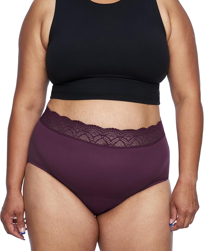 Thinx for All Leaks Hi-Waist Underwear Holds up to 100ml or 6tbps or 1/4 Cup Worth of Liquid* Light Absorbency Incontinence Underwear for Women Feminine Care Beige S
