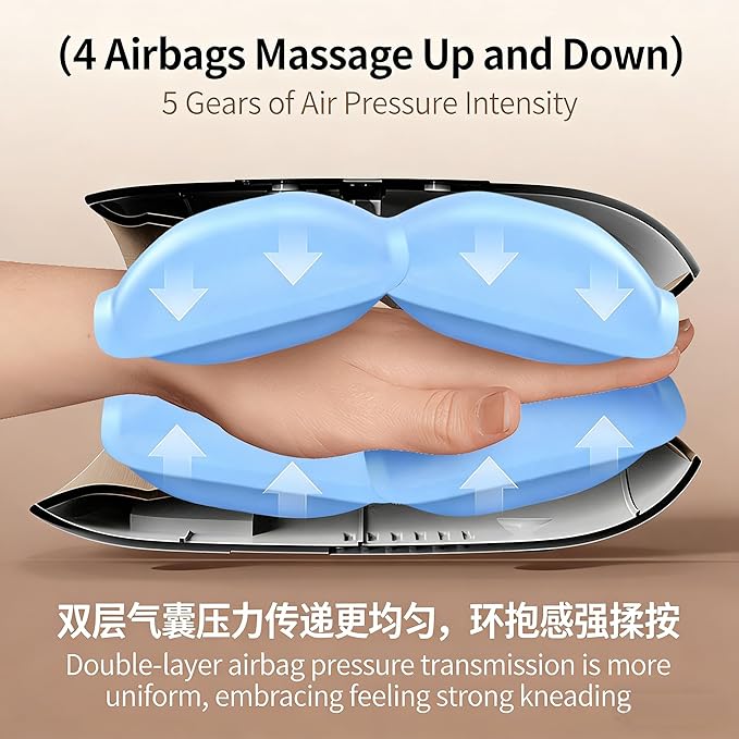 Hand Massager – Cordless Electric Hand Massager with Heating and Compression Functions for Both Men and Women