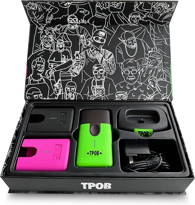 TPOB Play Foil Shavers with Magnetic Blades - Compact Design that can fit in Your Pocket with a Turbo Charged Motor Perfect for Both Professional and at-Home use