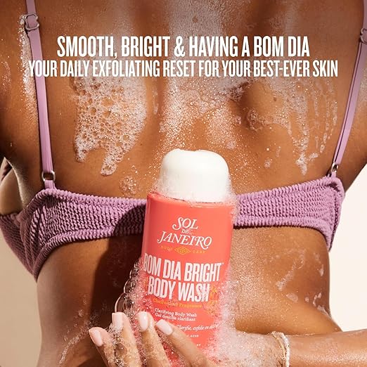 Sol de Janeiro Scent Your Shower Travel Size Quad - Benefit Packed Body Wash Discovery Set - Brazilian Play Beija Flor Bom Dia Delicia Drench - 3 fl oz.