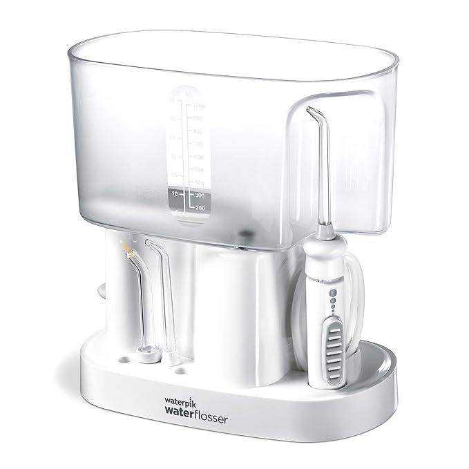 Waterpik Water Flosser Classic WP 72 and Aquarius WP-660 with 10 Pressure Settings 7 Tips
