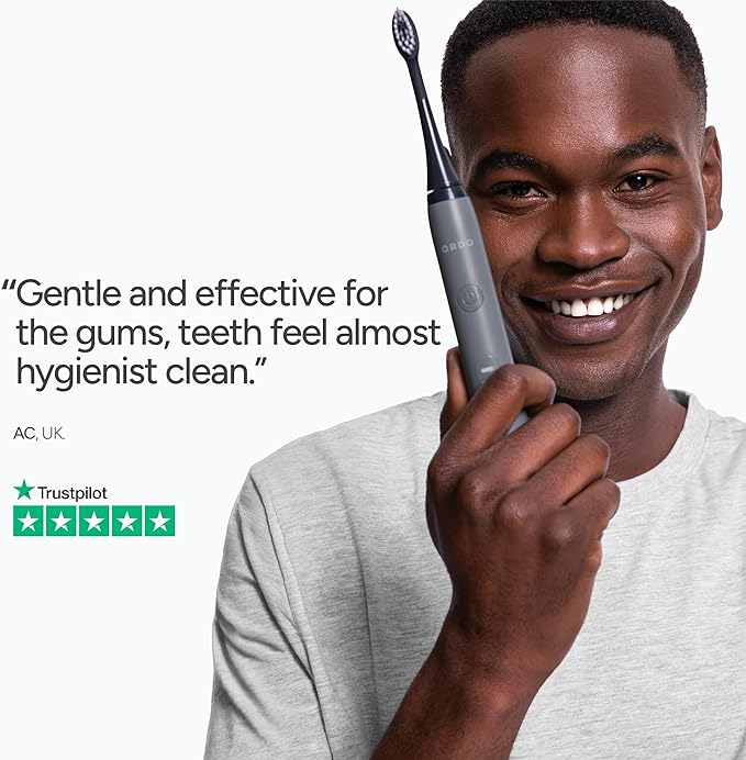 ORDO Lite Sonic Toothbrush Electric Toothbrushes with 35000 Pulses Per Min Dual Modes Over 5 Weeks Battery Smart Timer Waterproof USB C Snow