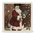 Christmas Santa Claus Print Scale for Body Weight Sturdy Tempered Glass Weighing Scales with LCD Display Accurate Digital Bathroom Scale Convenient Body Fat Smart Scales Easy Read