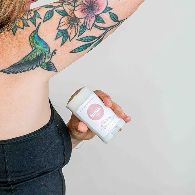 HUMBLE BRANDS Aluminum-Free Deodorant Vegan and Cruelty- free Formulated for Sensitive Skin Simple &amp Sensitive Vegan Lavender Vegan Rose Vegan Unscented) Pack of 3