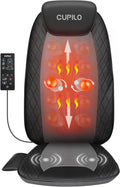Back Massager for Pain Relief Deep Tissue - Shiatsu Massage Chair Pad for Back with HeatBack Support Inflatable Flap Chair MassageGifts for Men Dad